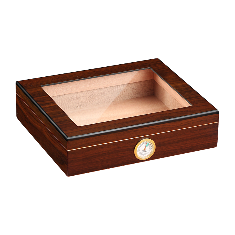 Cedar Wood Travel Humidor Cigar Box Portable Cigar Case W/ Hygrometer Humidifier Cigar Humidor Box For Cigars